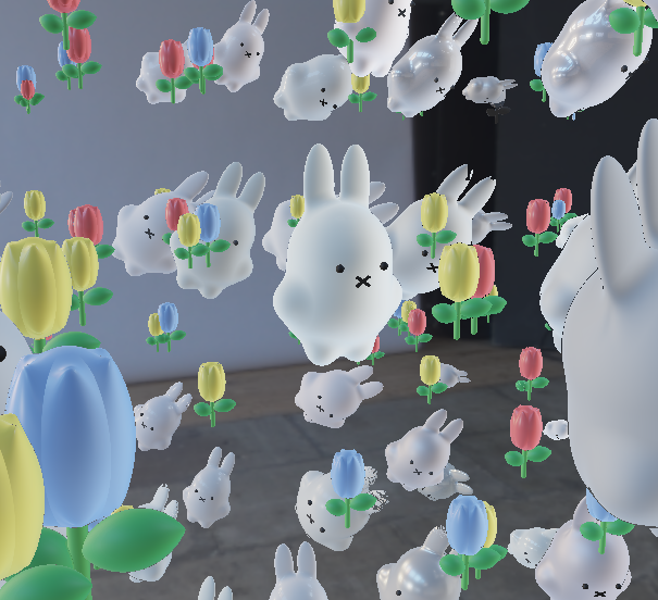 PBR Miffy scene
