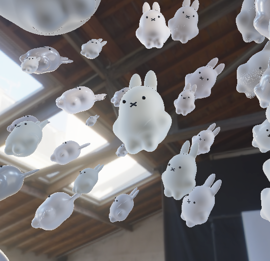Miffys on the ceiling